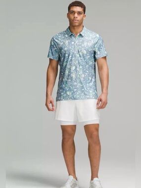 Lululemon Men's Ventilated Tennis Polo Shirt, Size M